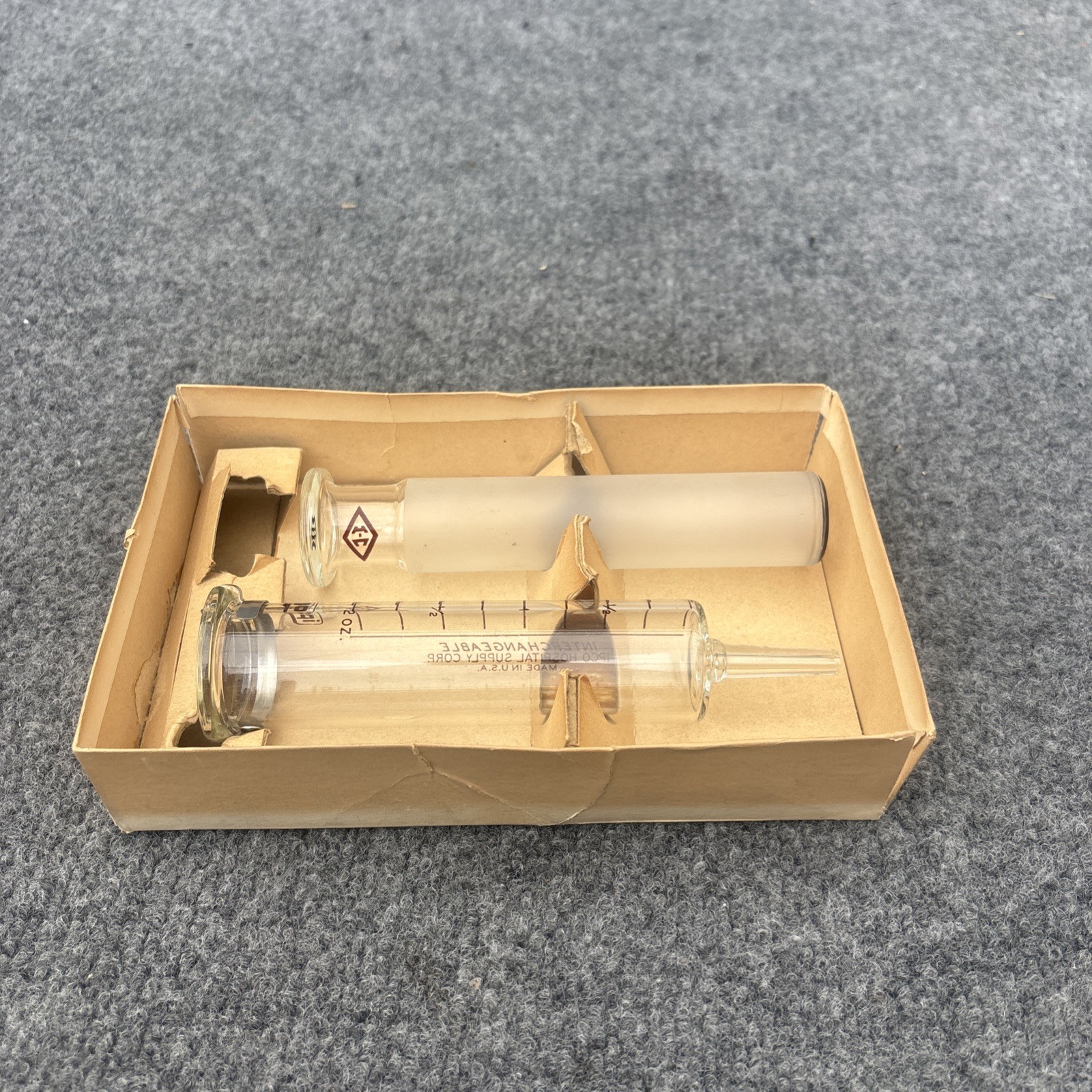 IPCO SY-135 2oz Interchangeable Irrigation Glass Syringe New Other