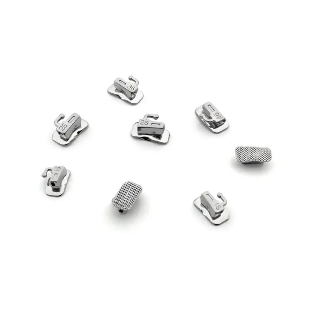 10sets Dental Orthodontic Single Buccal Tubes 1st Molar Roth 0.022 Bondable Mesh