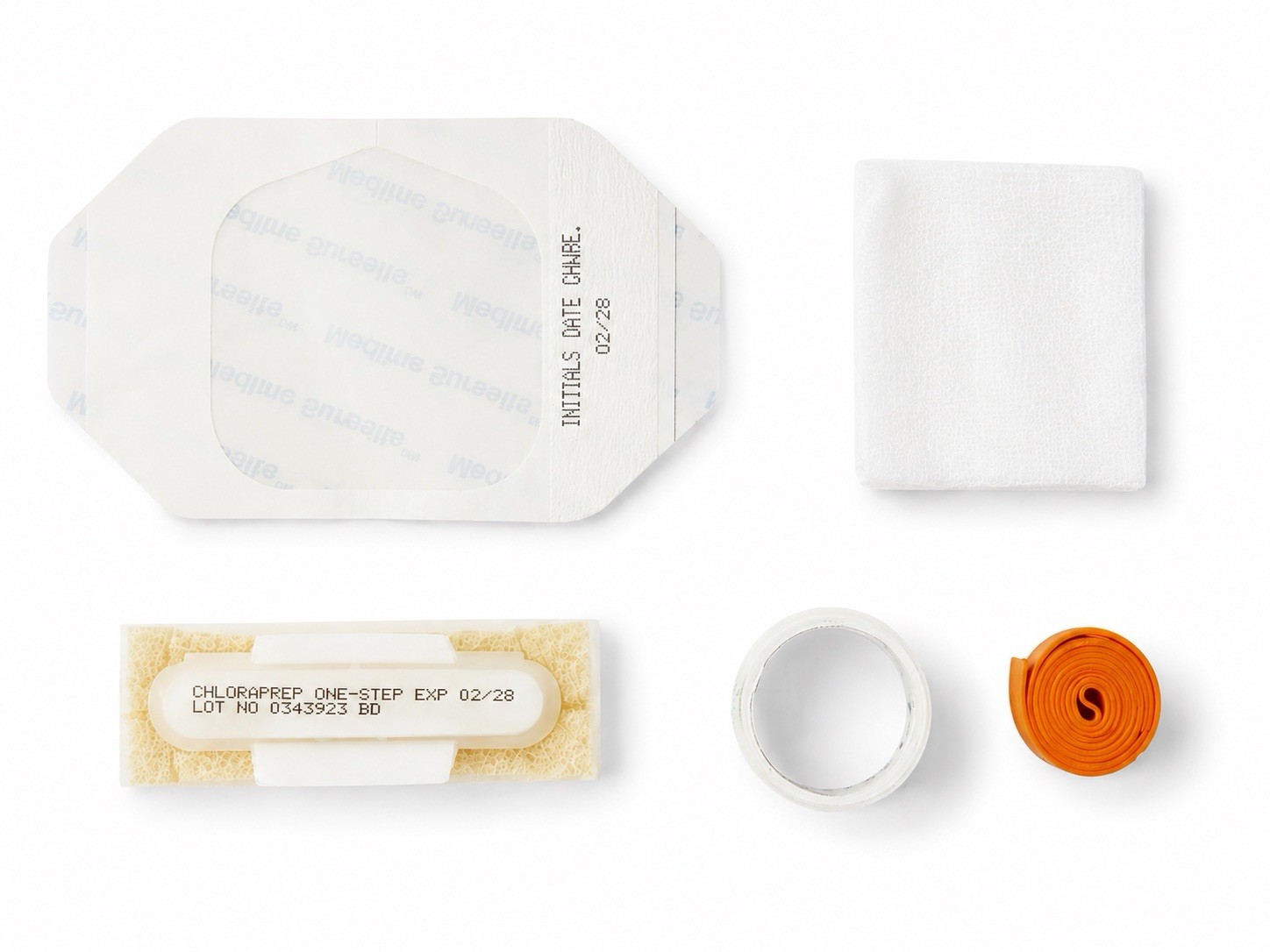 Medline DYNDV2628 Needle-Free IV Start Kit Box of 100 Exp 2028