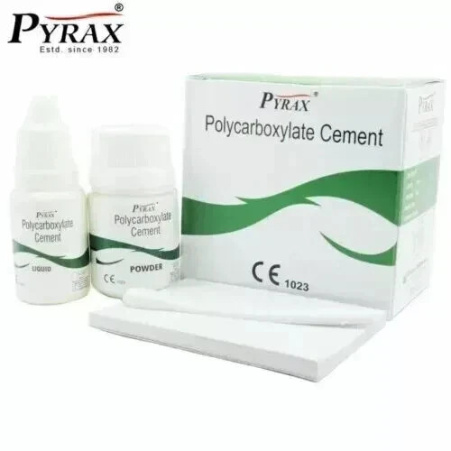 Pyrax Polycarboxylate Cement for Cementation of Dental Crown and Bridge fs