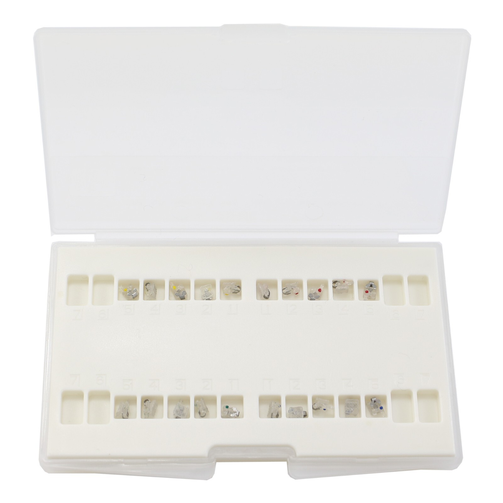 5 Set Self Ligating Bracket Empower Clear Ceramic Orthodontic Brace Roth 022 345