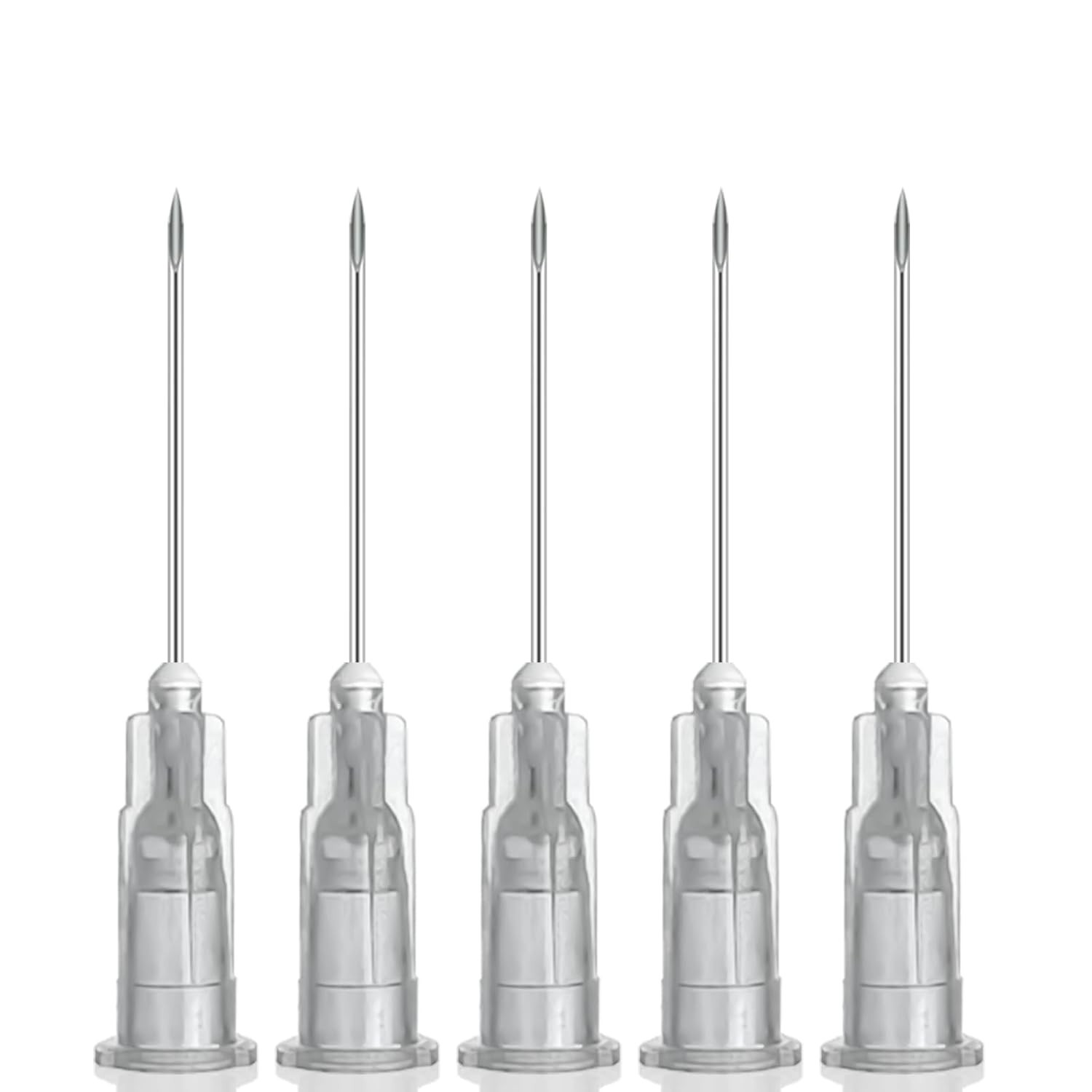 Pack of 100 Stainless Steel 27G 1 Inch Needles for Scientific