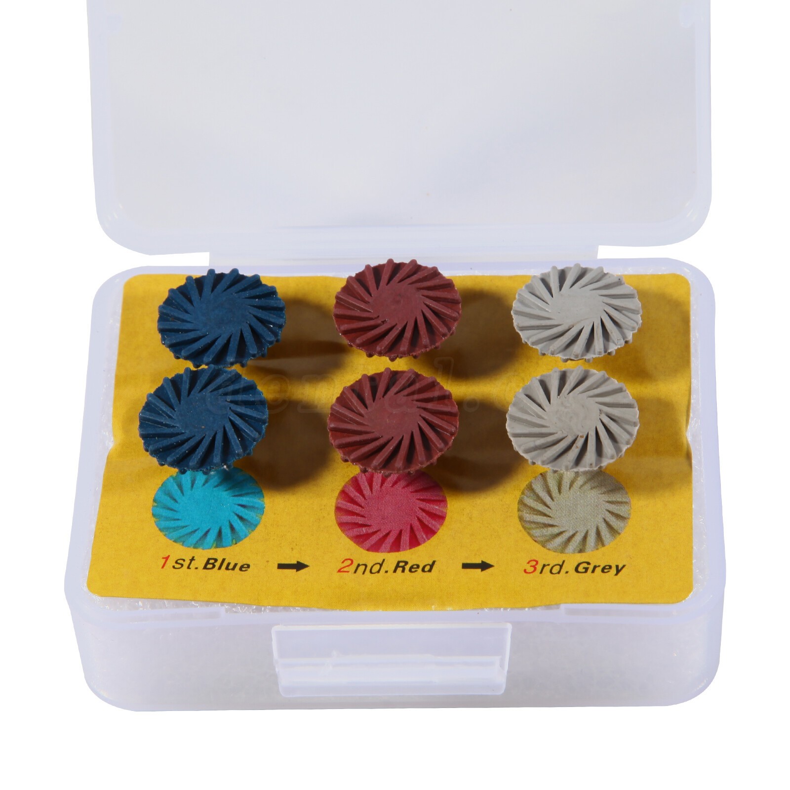 1-5Boxes Dental Polish Kit Composite Resin Polishing Disc Spiral Polish Wheel po