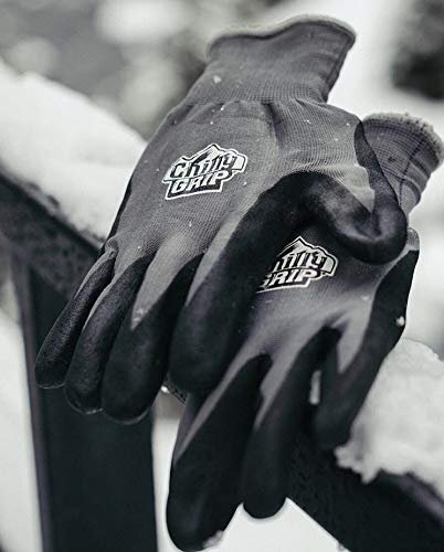 Red Steer A320 Gray Large Nylon Full Fingered Work & General Purpose Gloves -…