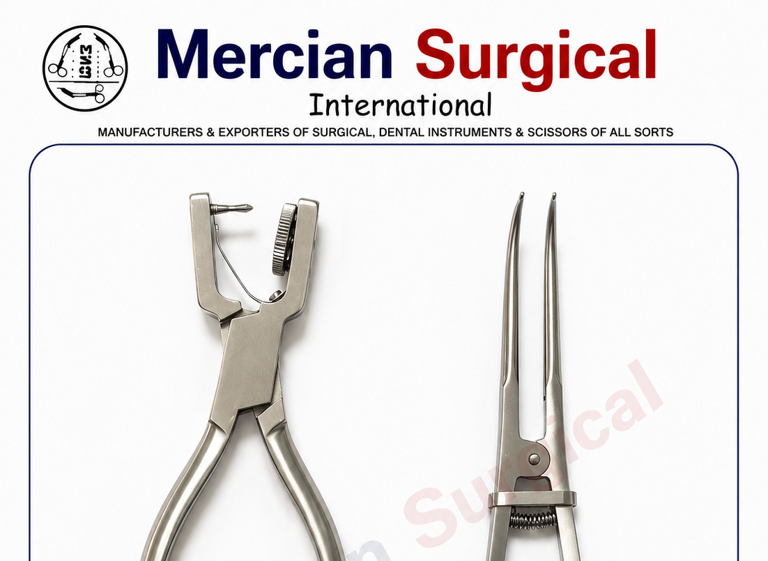 Professional Dental Rubber Dam Kit 12PCS Stainless Steel Frame Punch Clamps Set