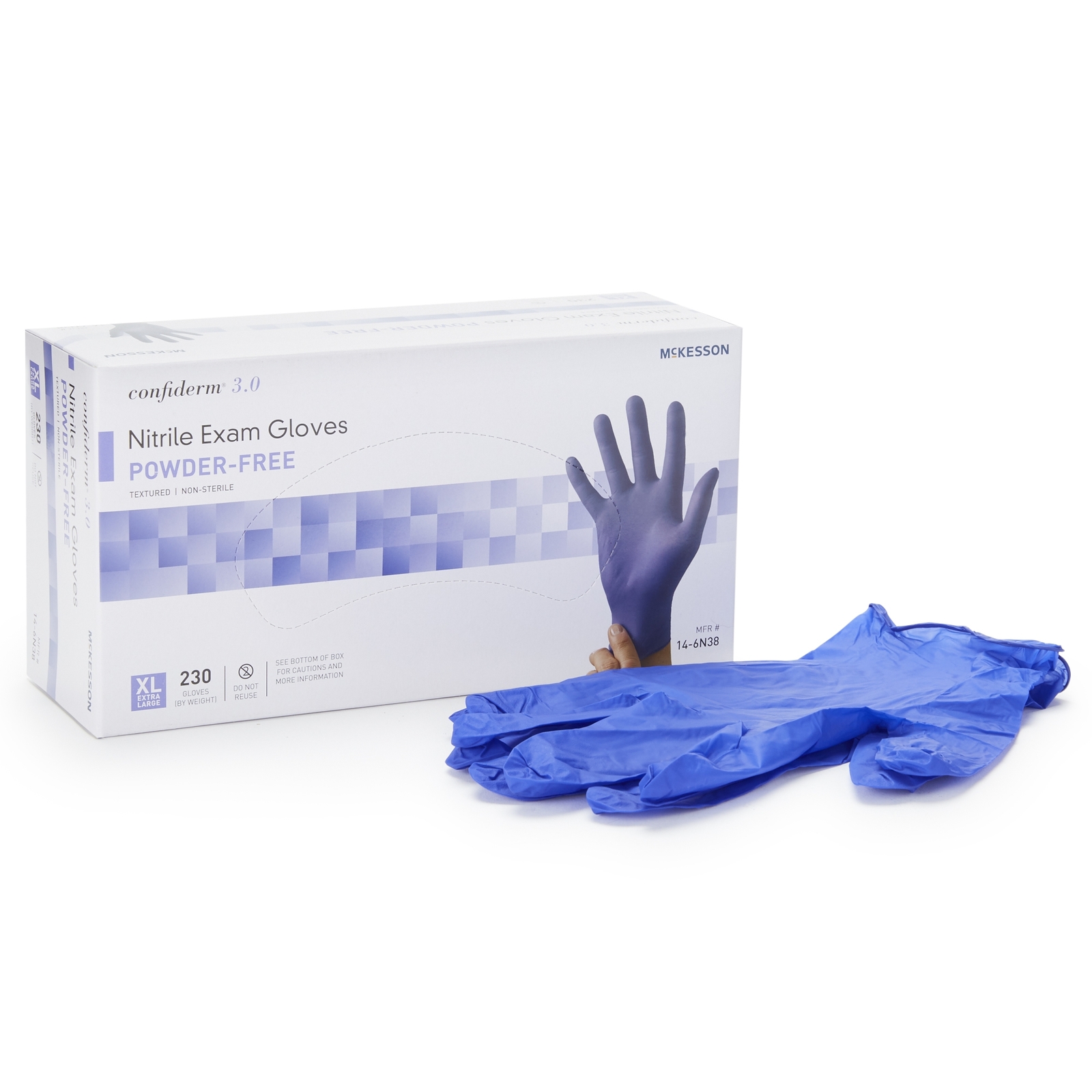 McKesson Confiderm Nitrile Exam Glove – 2300 per Case
