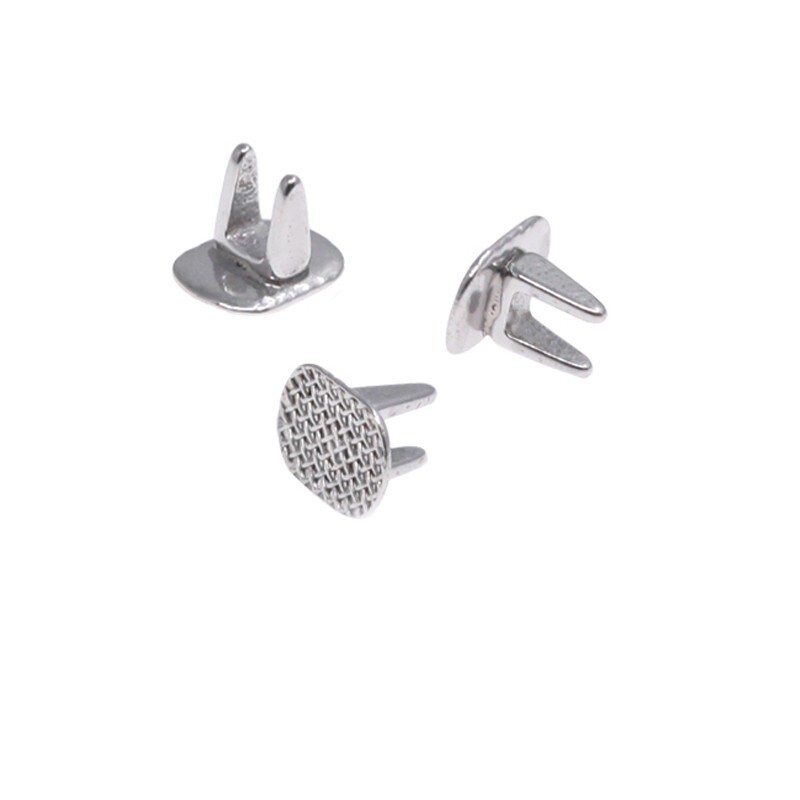 100 Pcs Dental Orthodontics Tongue Tamers Mini Spur Educador Lingual Mesh Base