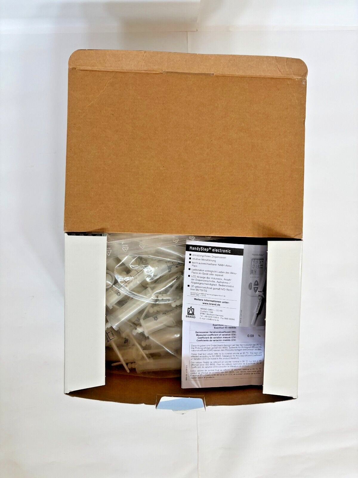 NEW 702378 PLASTIBRAND PD-TIPS Non-Sterile Repeater Pipet Tips 12.5ML 100/box