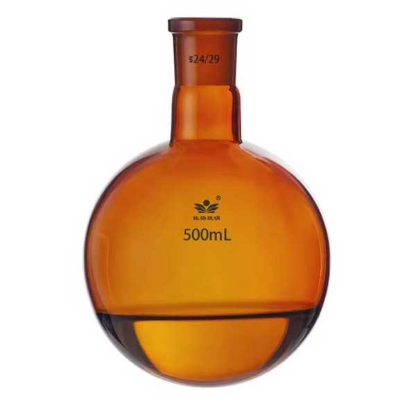 5ml – 1000ml Round Bottom Amber Boiling Flask with 1-4 Standard Necks Labware