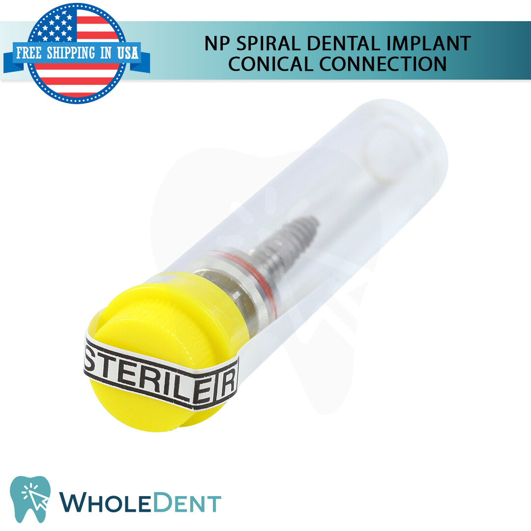 X1 Narrow Platform Spiral Conical Connection Hex 2.25mm Dental Titanium Sterile