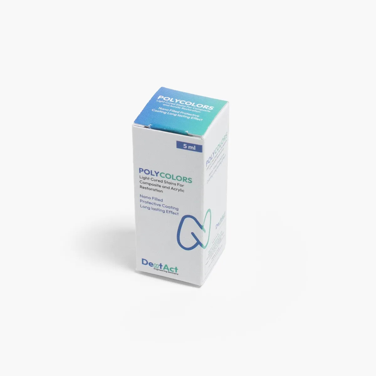 DentAct Poly Colours Premium Light Cured Stains Natural Dental Restoration 5ml