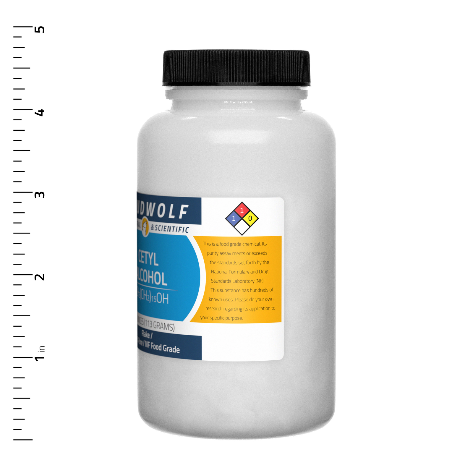 Cetyl Alcohol 4 Oz NF Food Grade Flake USA SELLER