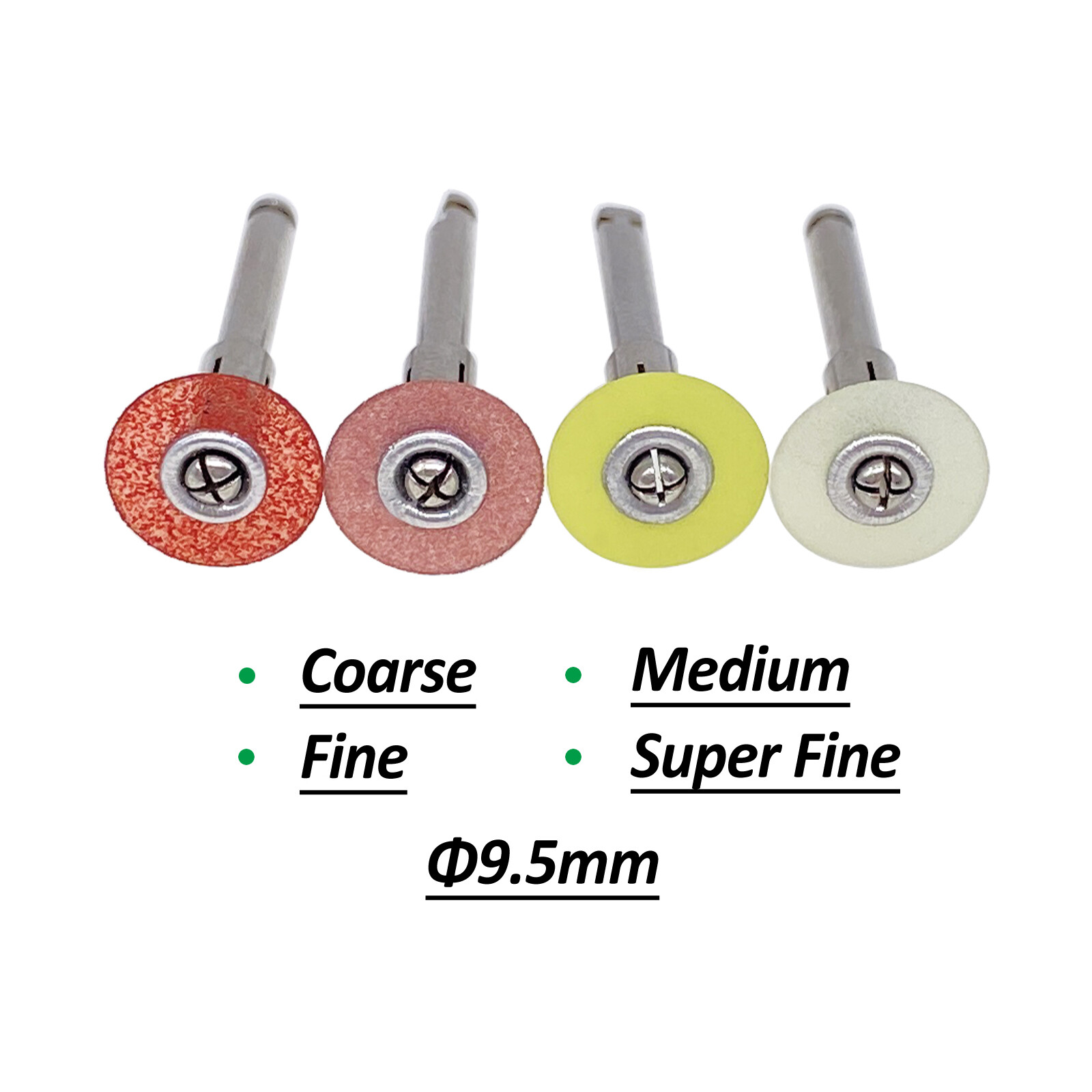 NSK Styl Dental Low Speed Contra Angle Handpiece Sof-Lex Polishing Disc 9.5/12.7