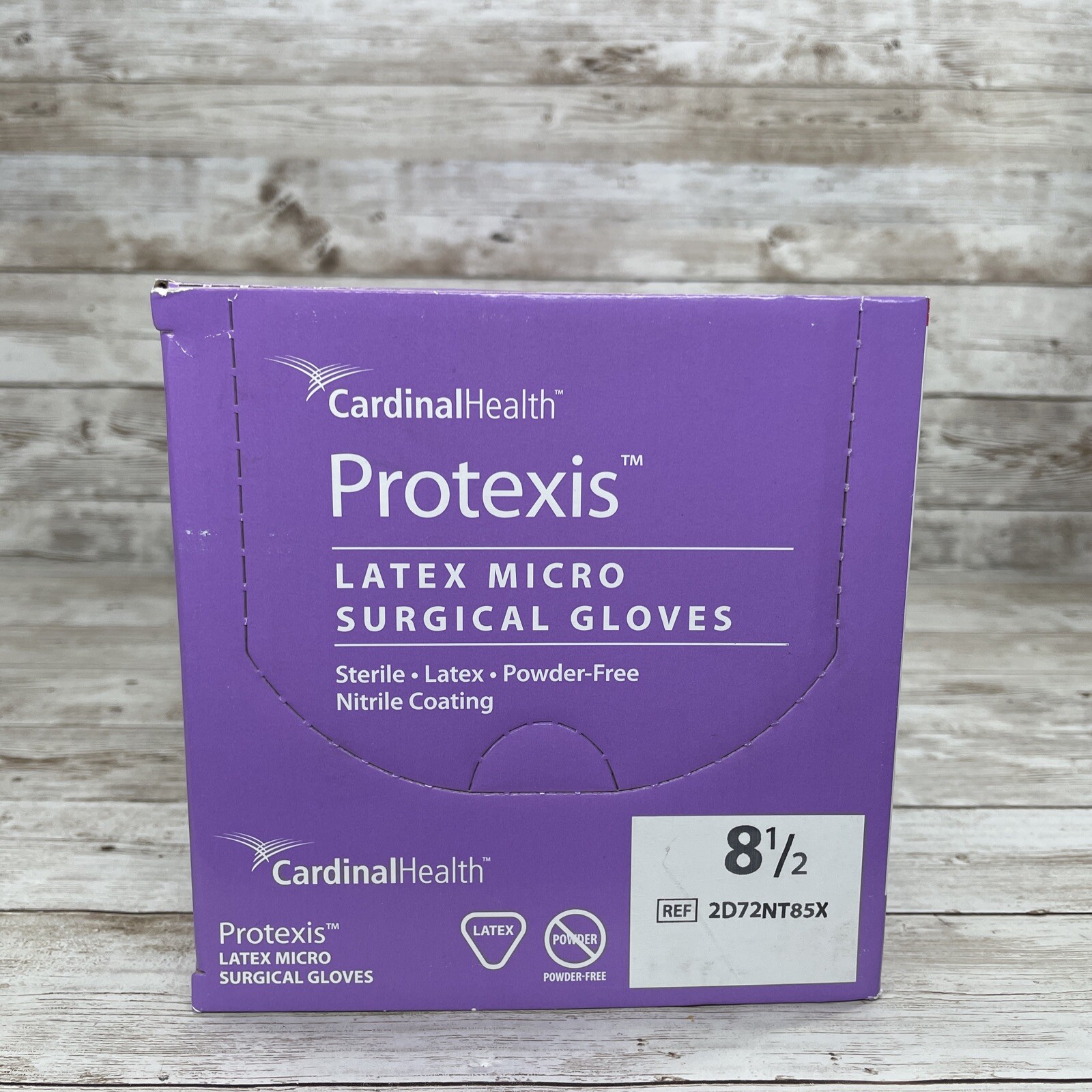 1 Box Protexis Latex Micro Surgical Gloves Sterile 50 Pair Size: 8.5 *See Dates*