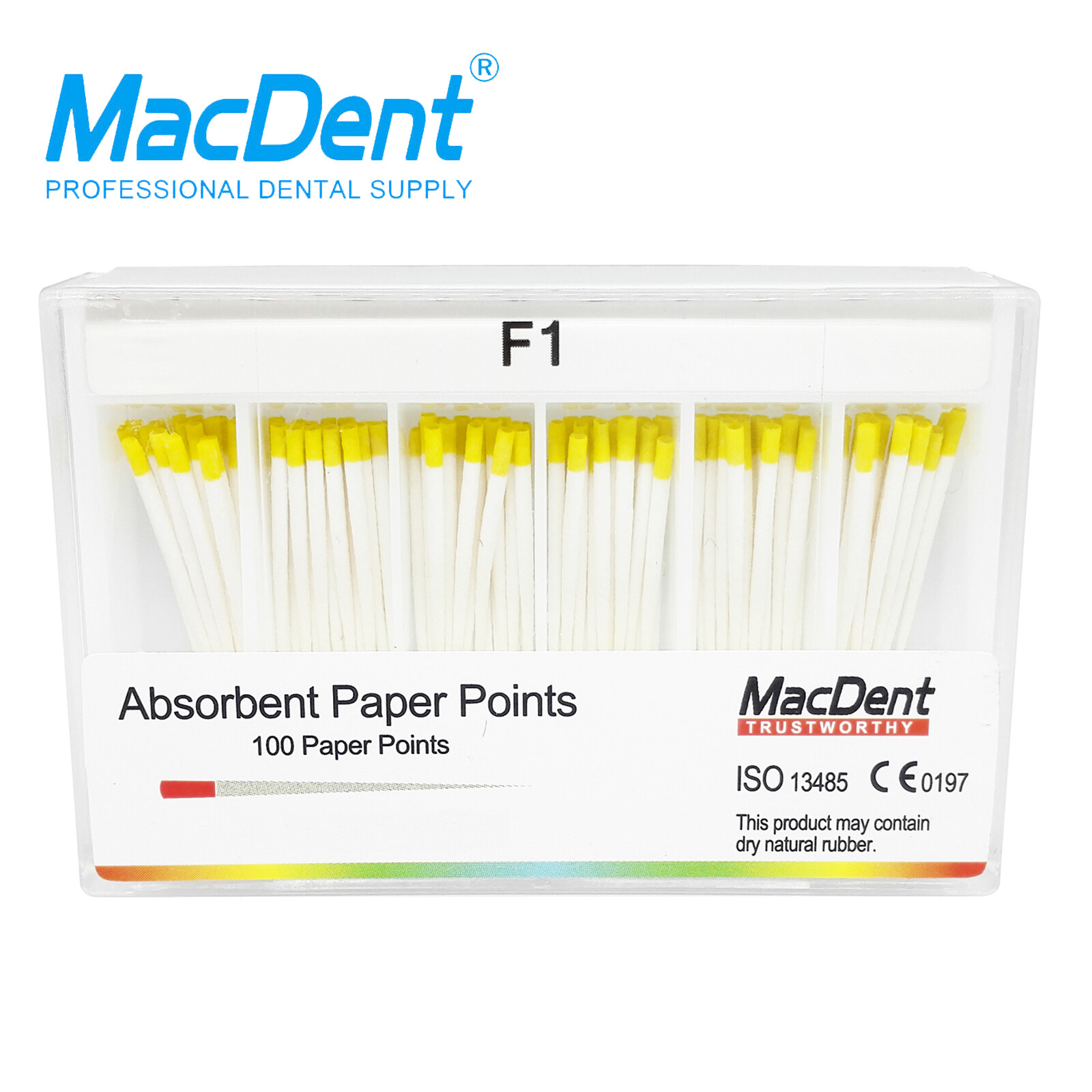 Dental Gutta Percha Points & Absorbent Paper Endo Endodontics Root Canal TSP