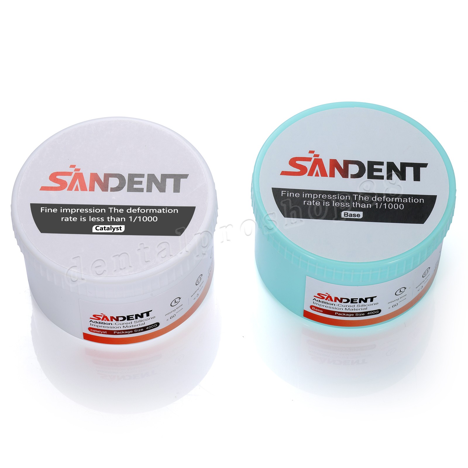 Dental Impression Material Putty Fast Set Base & Catalyst 400G*2