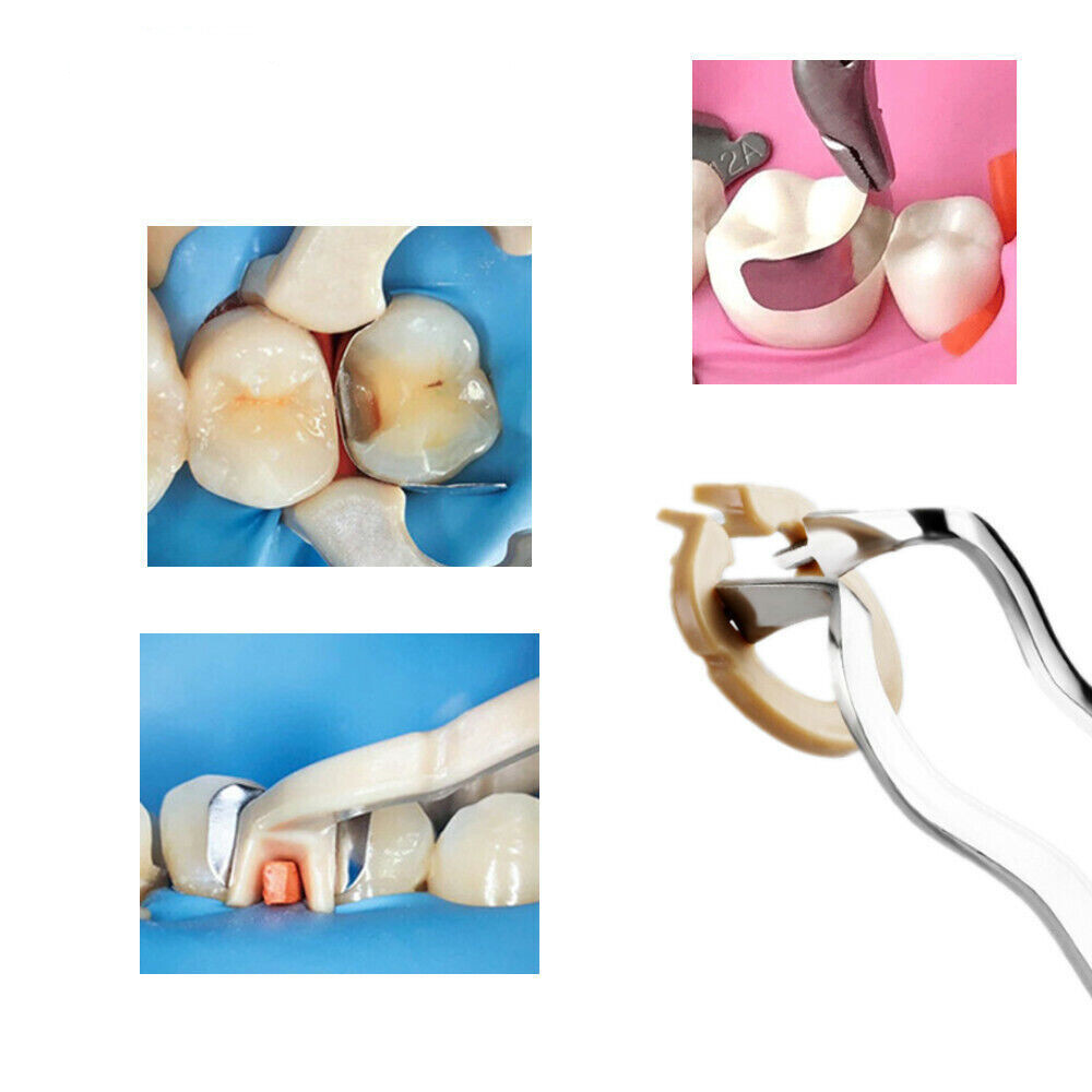 Dental Sectional Contoured System Matrices Matrix Bands Resin Refills Ring Clamp