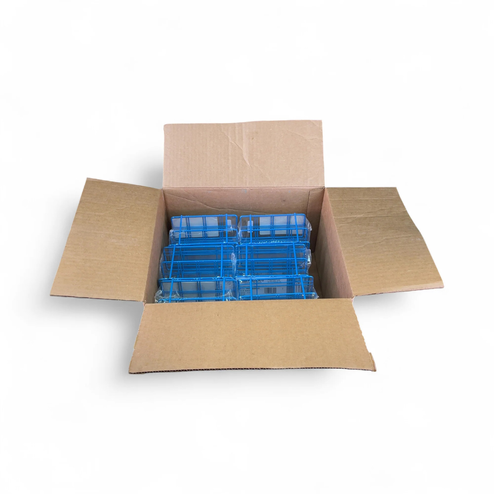 SP Bel-Art Poxygrid Centrifuge Rack for 50mL Tubes, 8 Places, Blue Epoxy 12/cs