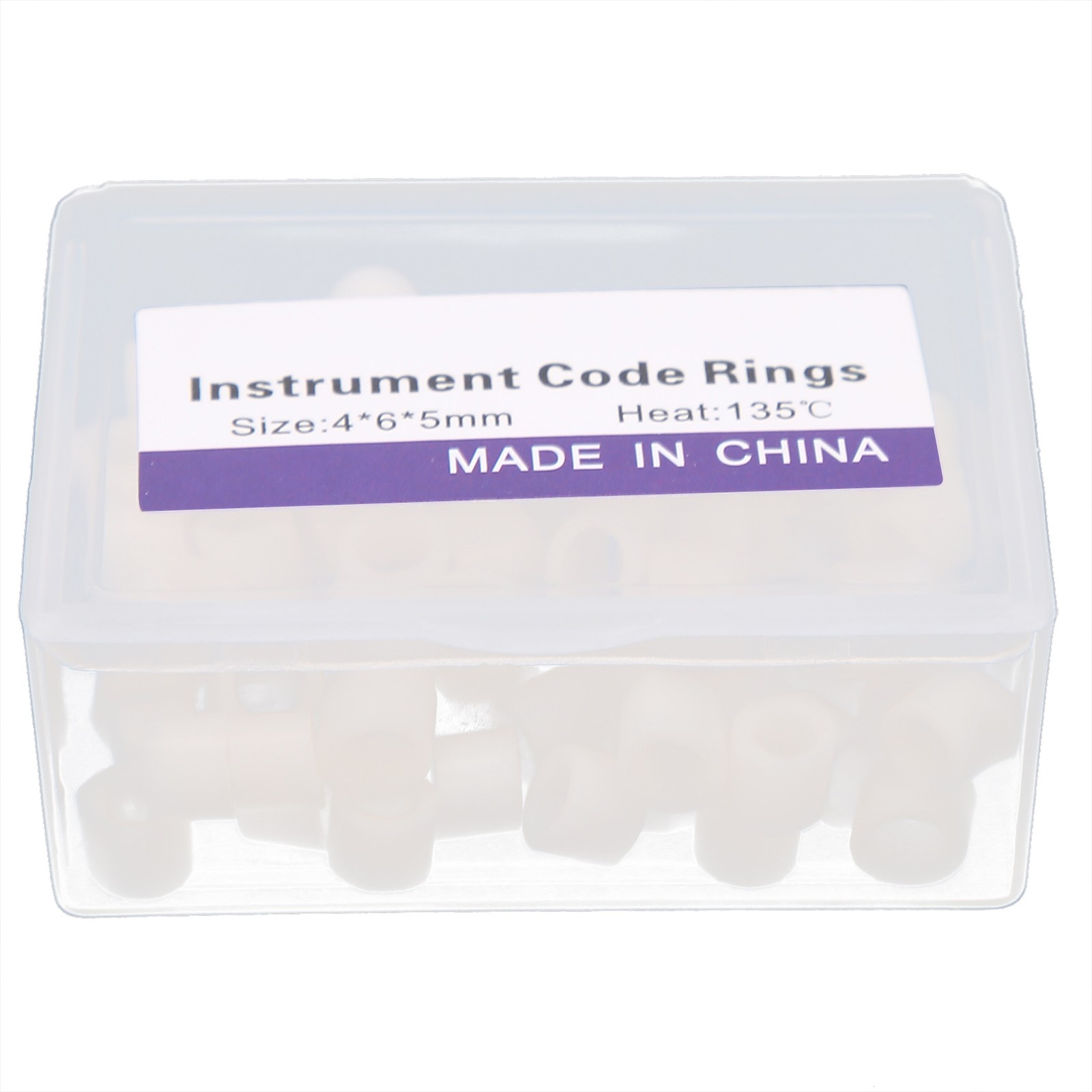 100pcs Dental Code Rings – Practical Silicone Coding Solution Easy To Use
