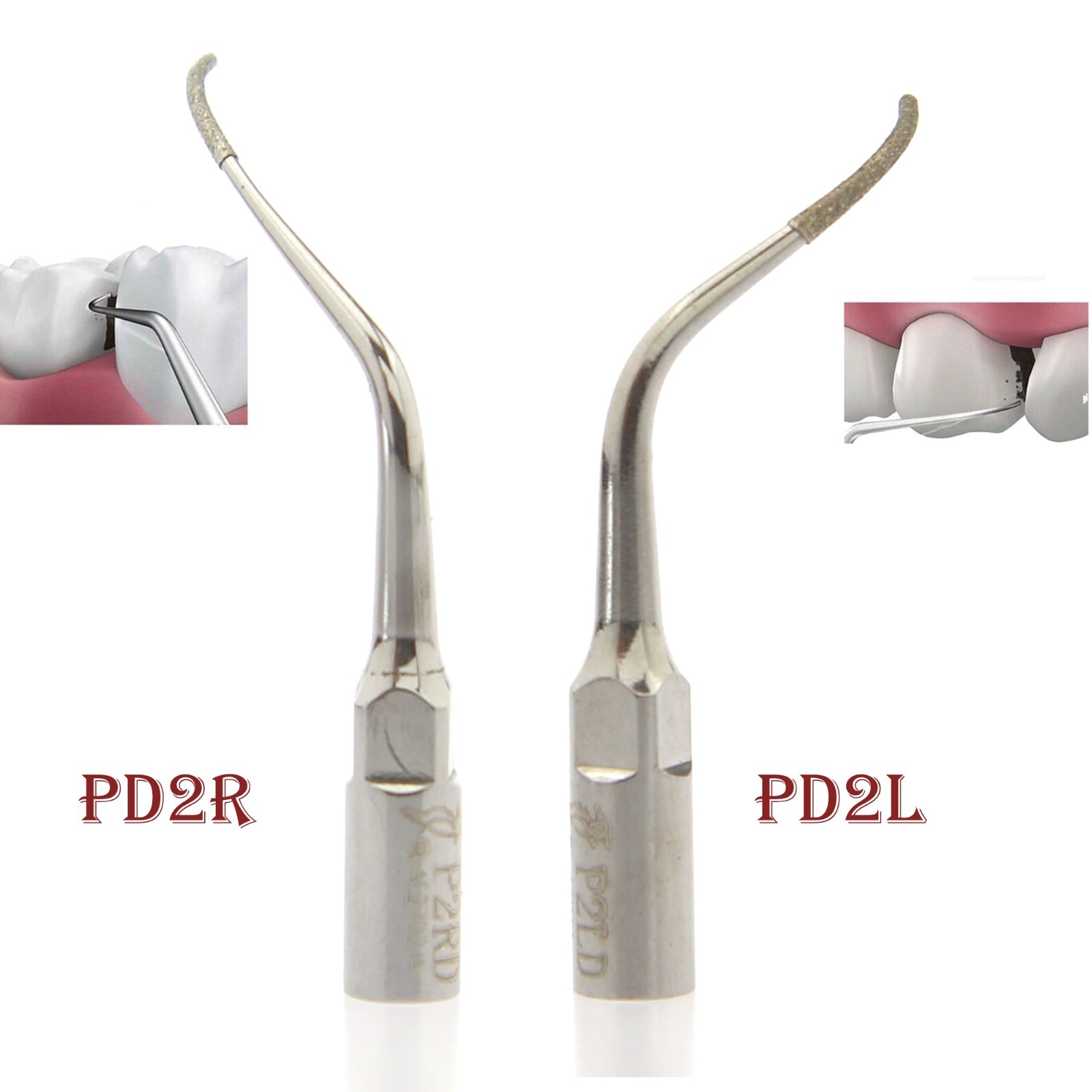 Woodpecker DTE Scaler Tip Perio Piezo Tip Endo Root Canal Kit fit ACTEON Satelec