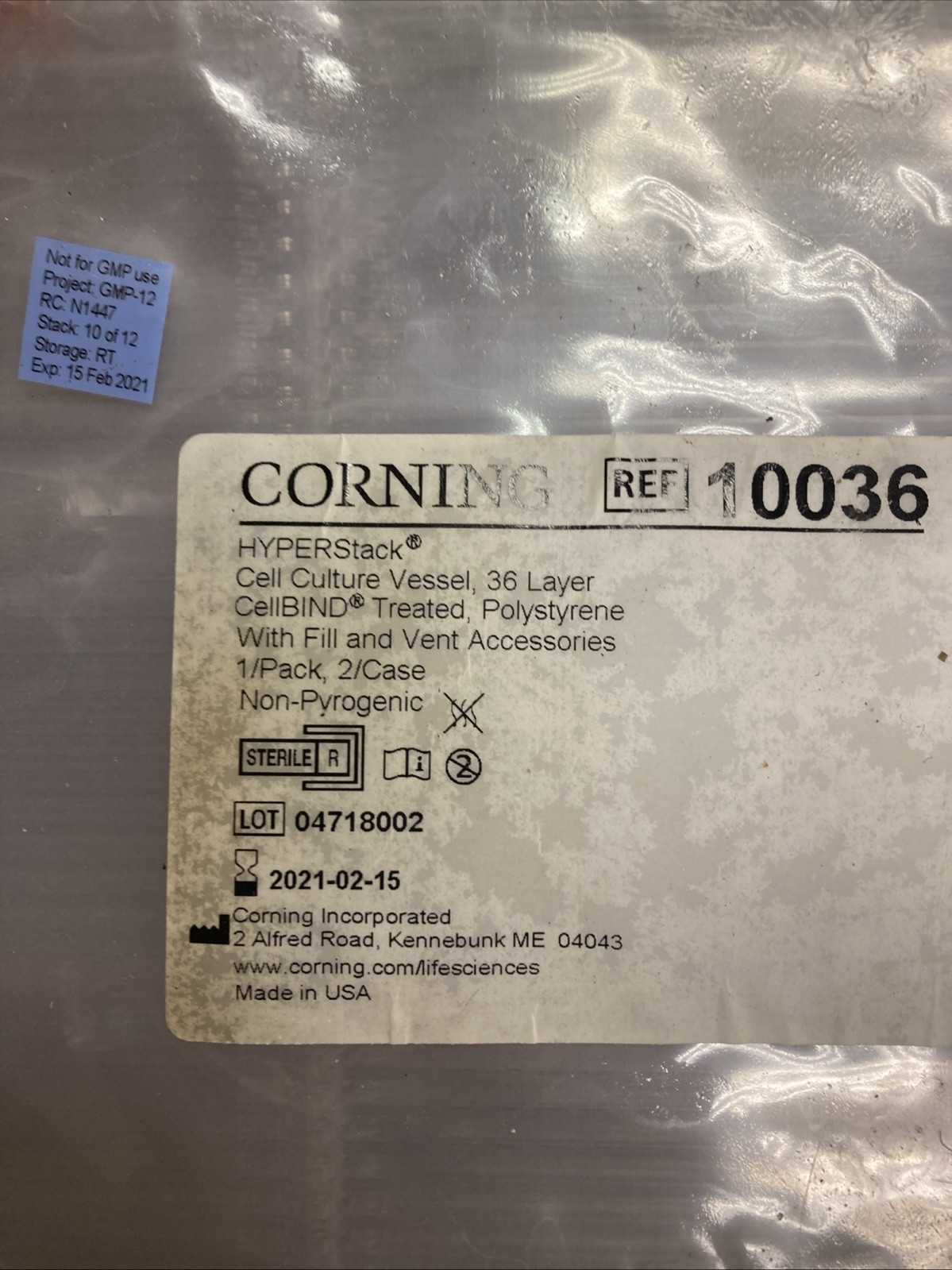 NEW Corning CellBIND HYPERStack 36 Layer Cell Culture Vessel | U.S.A. SELLER