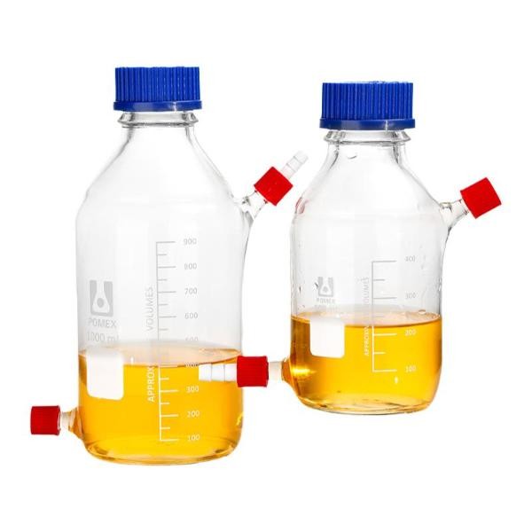 Transparent Lab Supply Reagent Bottle 100ml-5000ml Chemistry Glassware CA