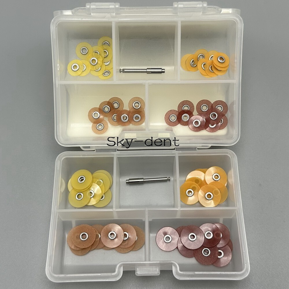 10 Boxes Dental Sof-Lex soflex Contouring Orange Polishing Discs 9.5mm / 12.7mm