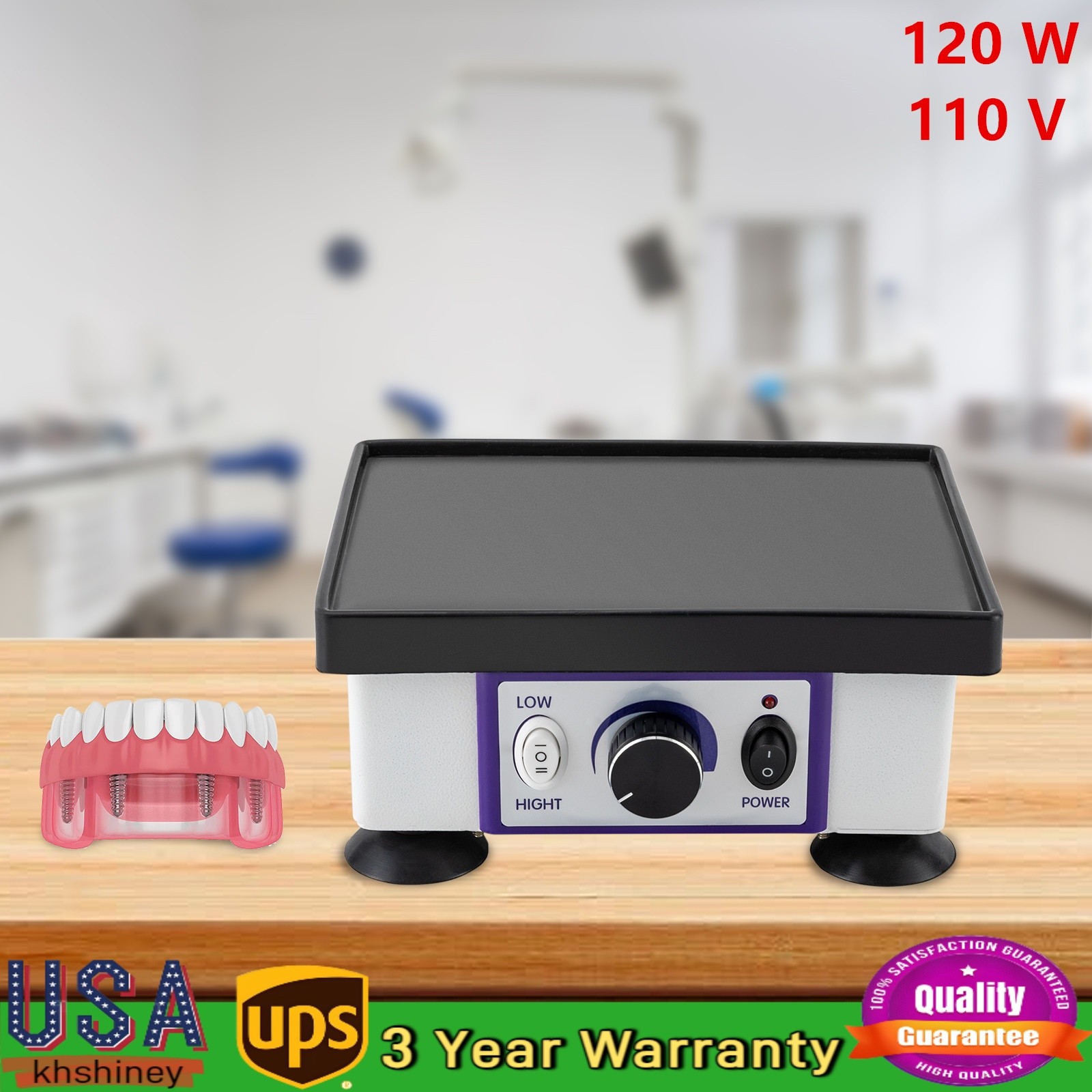 Lab Square Quartet Vibrator Jg-203a Plaster Oscillator Gypsum Mixing Machine