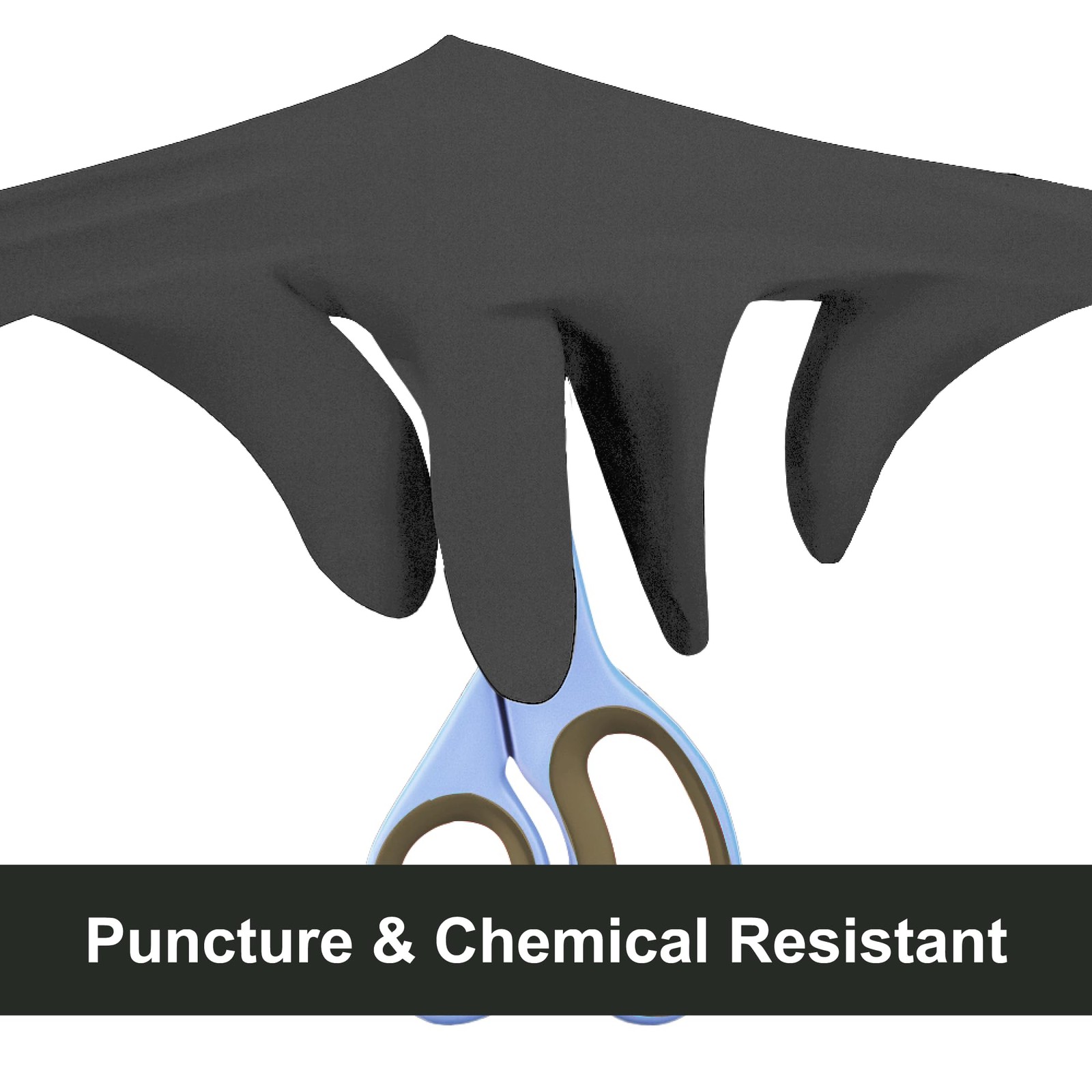 Black Nitrile Gloves XL 100 Pack Powder Free Textured Industrial Disposable