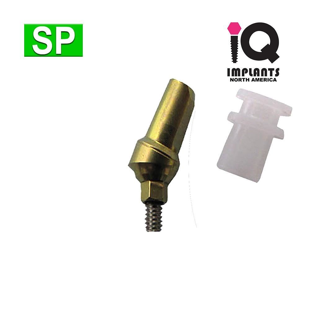 IQ USA Snap-On Bridge & Crown System 25º / 1mm / Transfer, 3.5-3.75 Int Hex Plat
