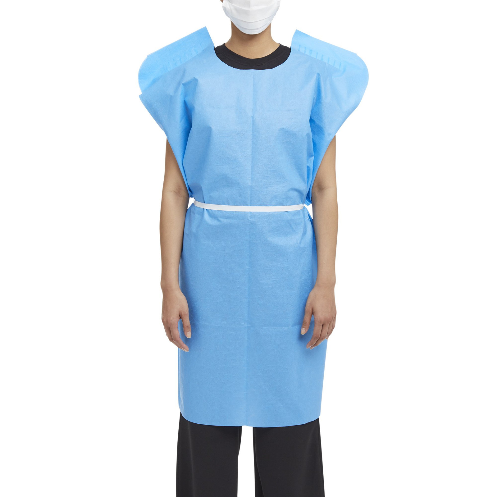McKesson Disposable Adult Nonwoven (Multi-Phasic) Exam Gown 50 Ct