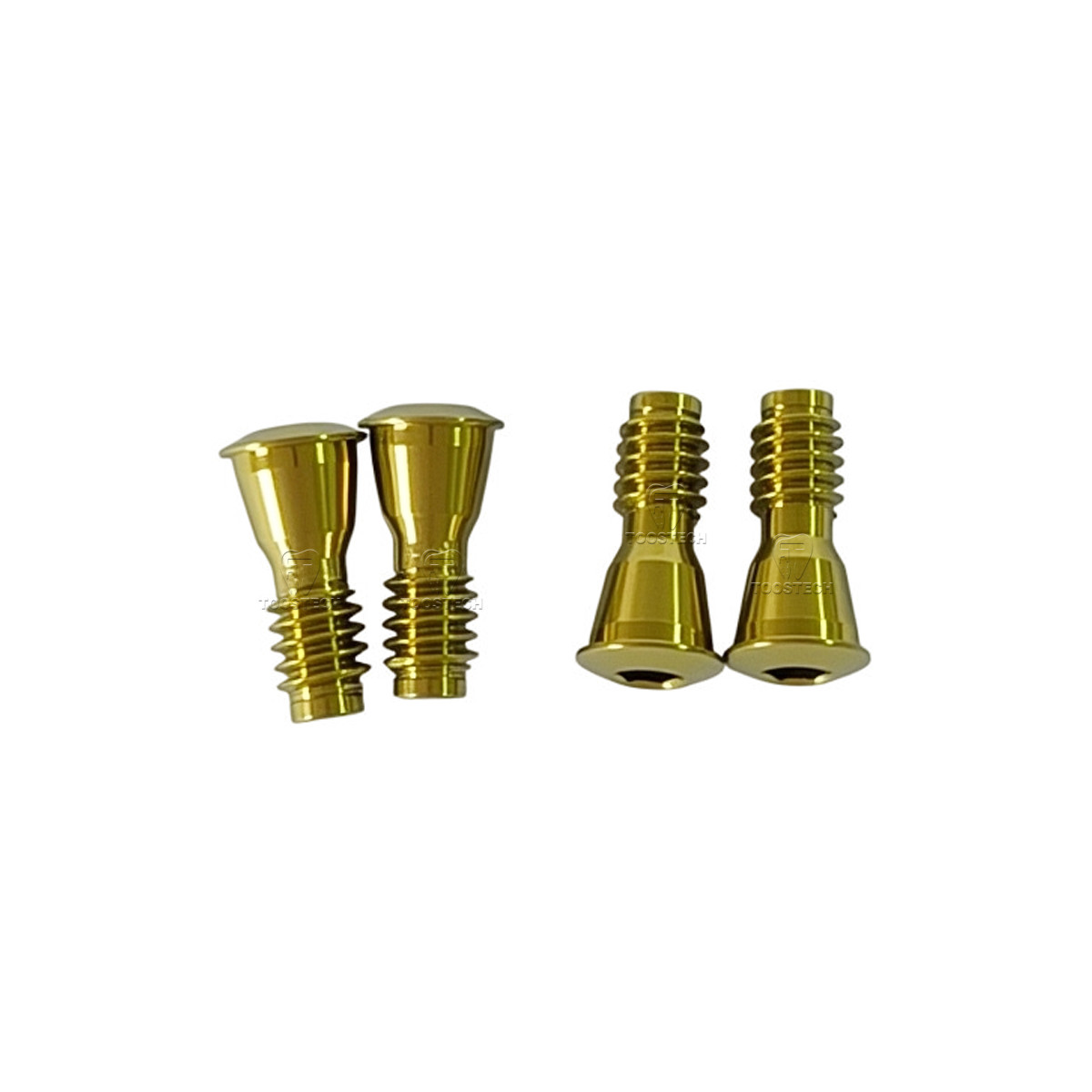50Pcs Titanium cover screw fits to Hiossen Osstem TS Platform Regular Mini