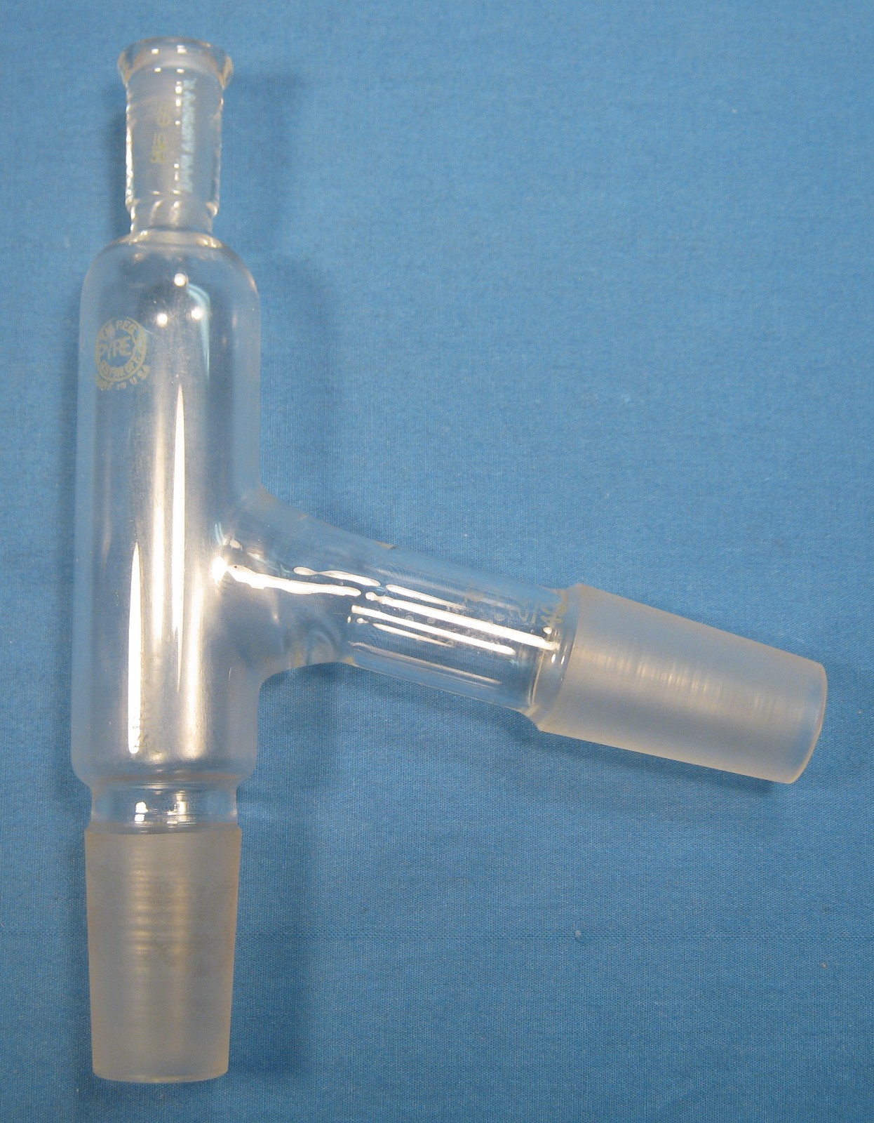 PYREX ADAPTER CONNECTING 75′ ANGLE 24/40 & 10/30 FREE SHIPPING Q-3