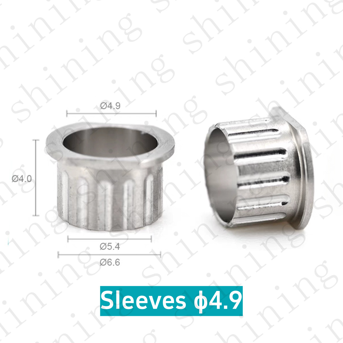 5Pcs Guide Sleeve Guided Drill External Irrigation Dental Implant Depth 4.9mm