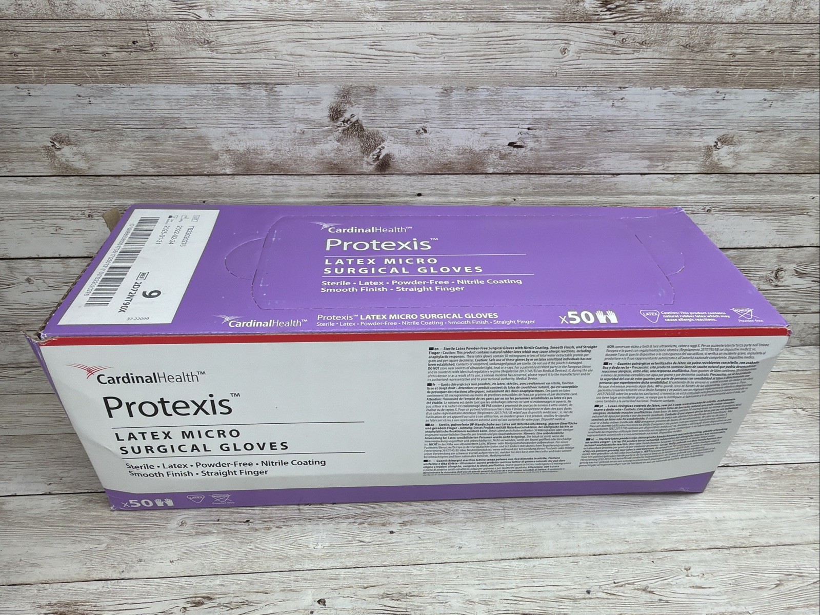 Protexis Latex Micro Surgical Gloves Sterile *50 pr Open Box* Size: 9 *See Date*