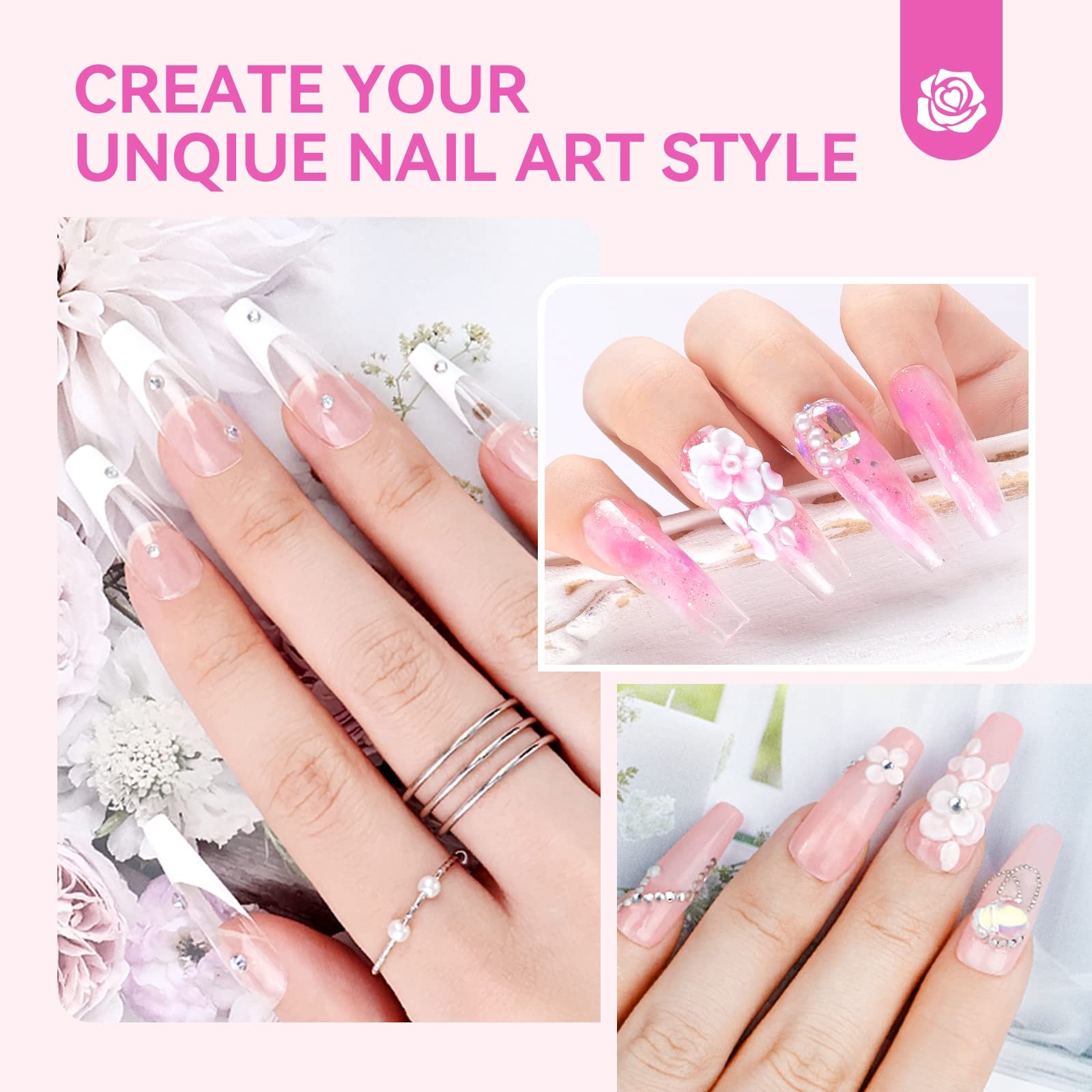 SAVILAND Acrylic Nail Kit for Beginners – Professional Gel Nail Art Set