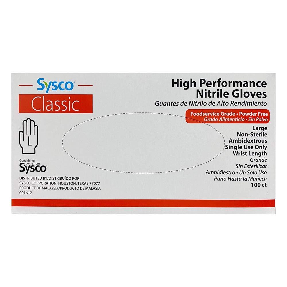 100 Count Clear Vinyl Protective Gloves for Food Service and General Use