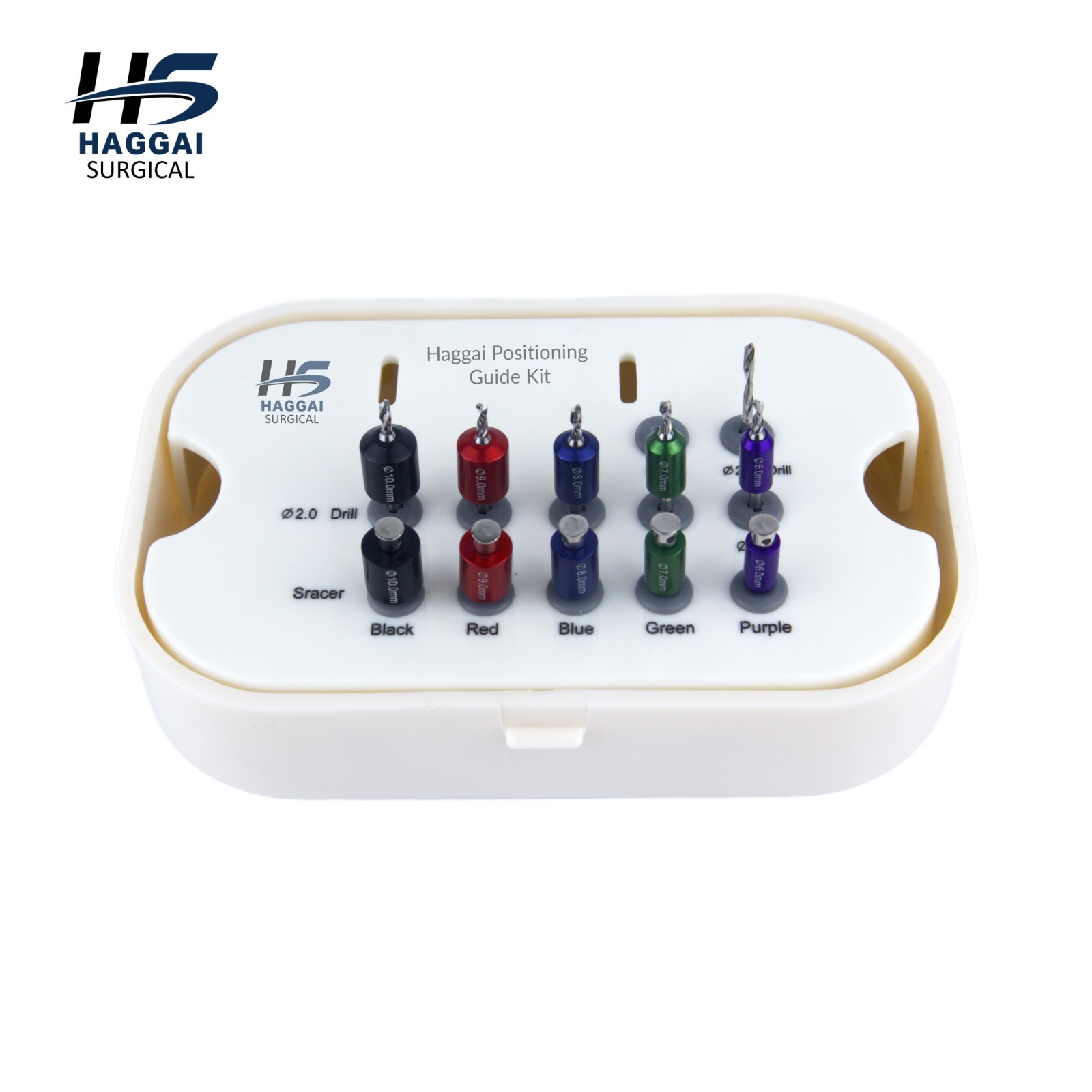 Dental Implant Guide Kit ∅6.0–10.0 | Osteotomy Positioning & Spacing Tools
