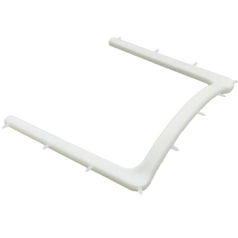 2Pcs Dental U-Shape Rubber Dam Frame Plastic White Young Arch Standard Size