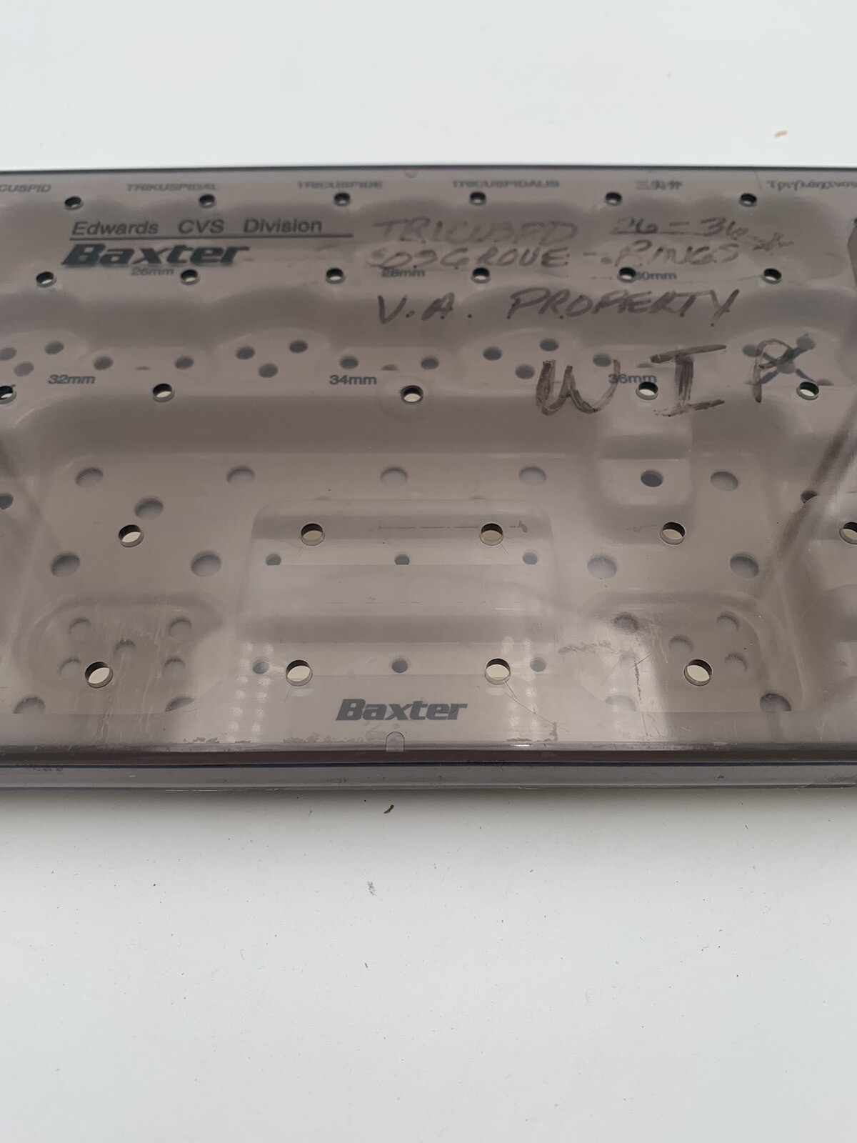 Baxter Tricuspid/Cosgrove Sterilization Tray 1175