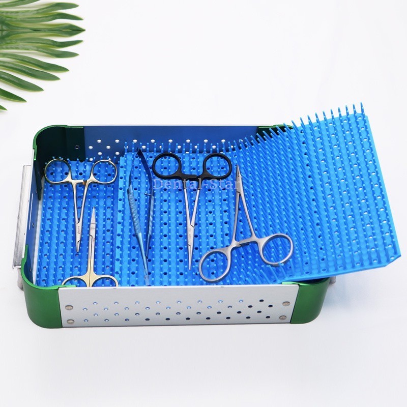 Surgical Sterilization Tray Box Aluminum Alloy Disinfection case Box Instrument