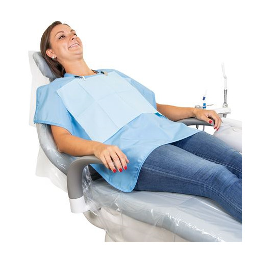 Buffalo Dental 2300 Patient Aprons 26″ X 30″ Blue 100/Roll