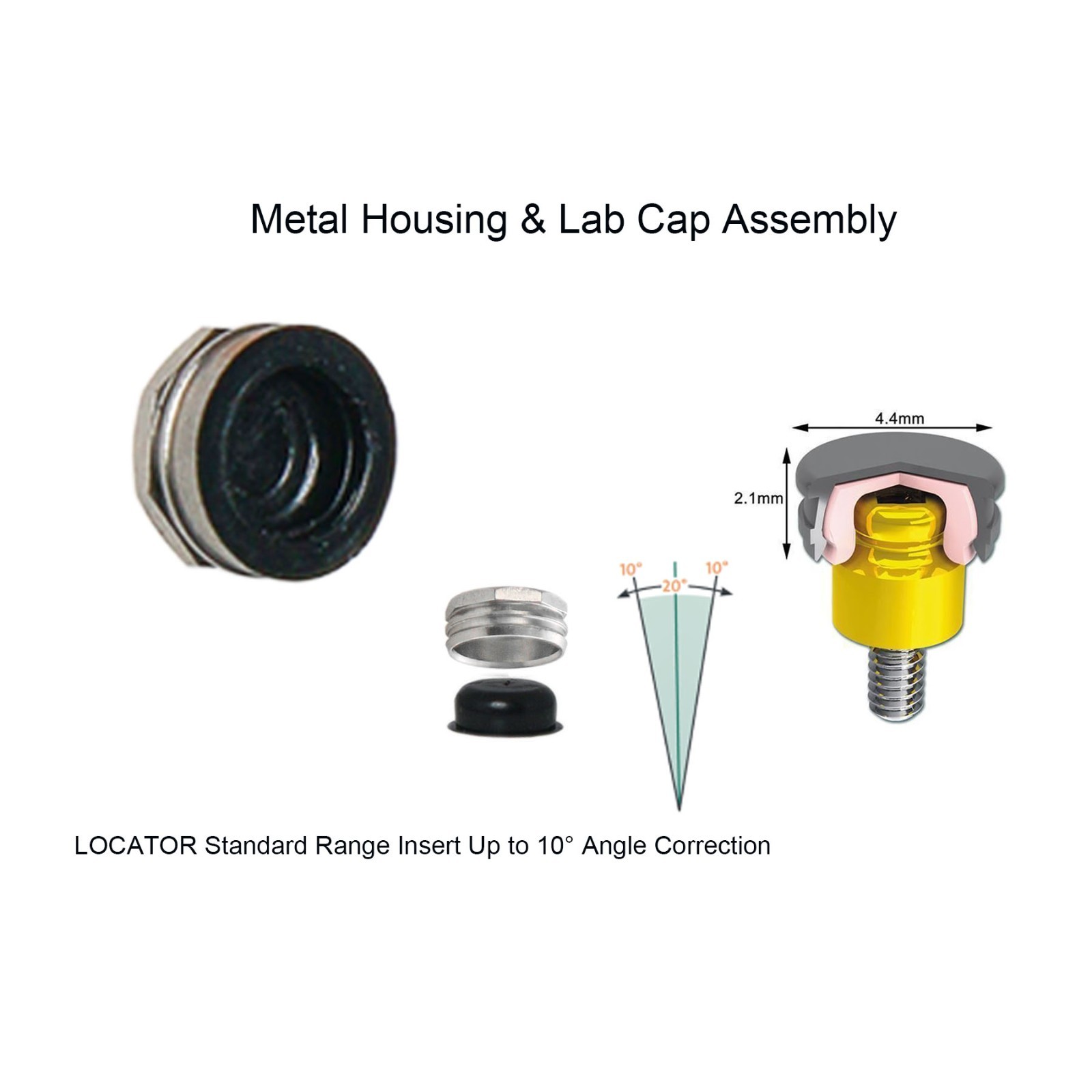 Dental Ti abutment for ZEST Locator System fits MegaGen Anyone/Dentiumm Implants