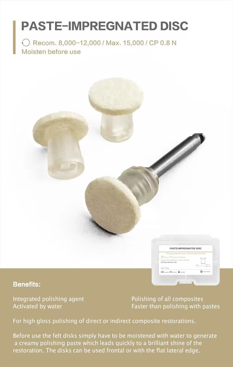 3 Box Dental Integrated polishing agent More Faster polishing Disks Regular Snap