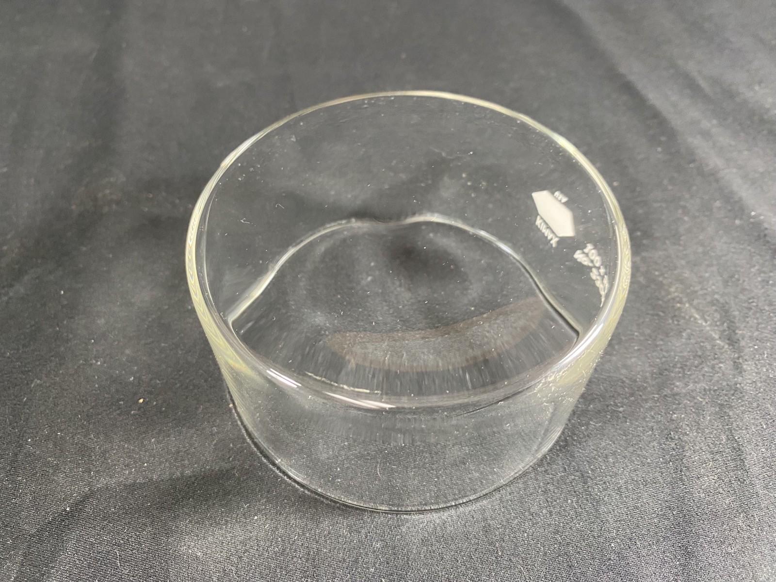 KIMBLE KIMAX 340mL 100 x 50mm Glass Crystallization Dish 23000-10050