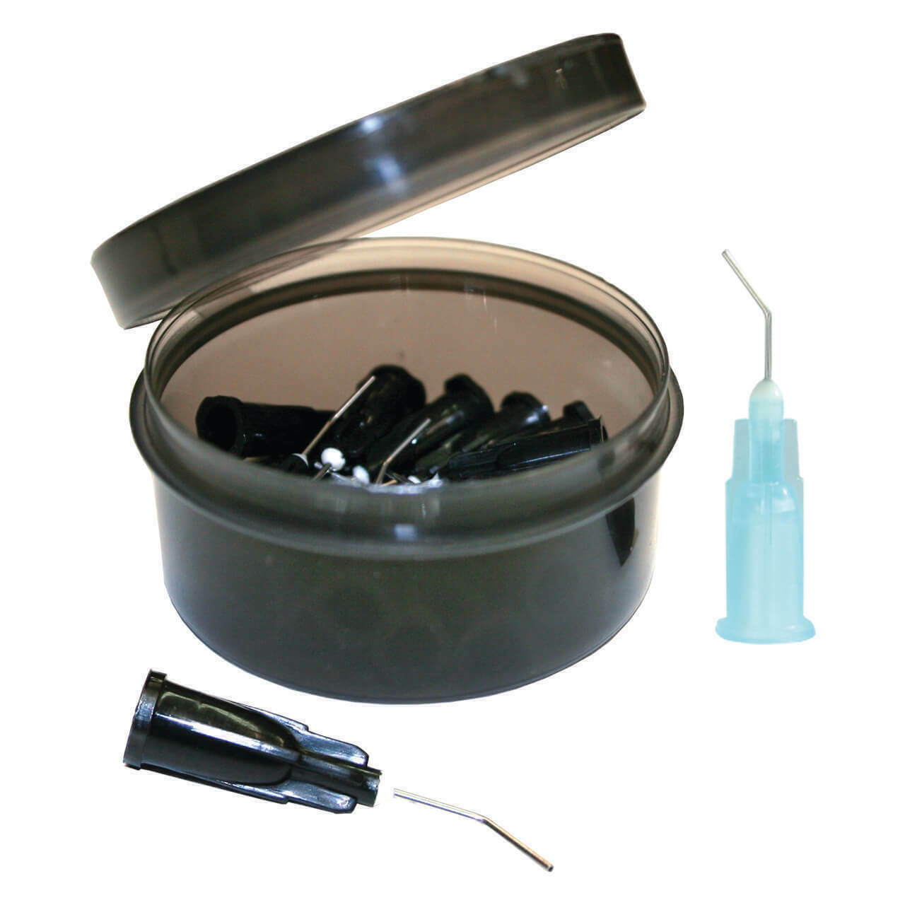 VISTA Apex Pre Bent Dental Delivery 152 Tips #22 ga Disposable Black (4 Boxes)