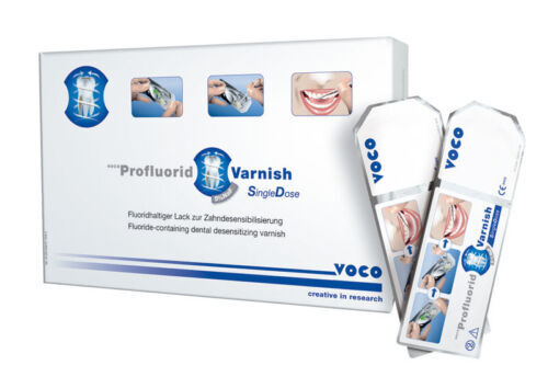 Voco Profluorid Varnish 48 Single Doses (Cherry,Melon,Caramel,Mint) Fast Ship