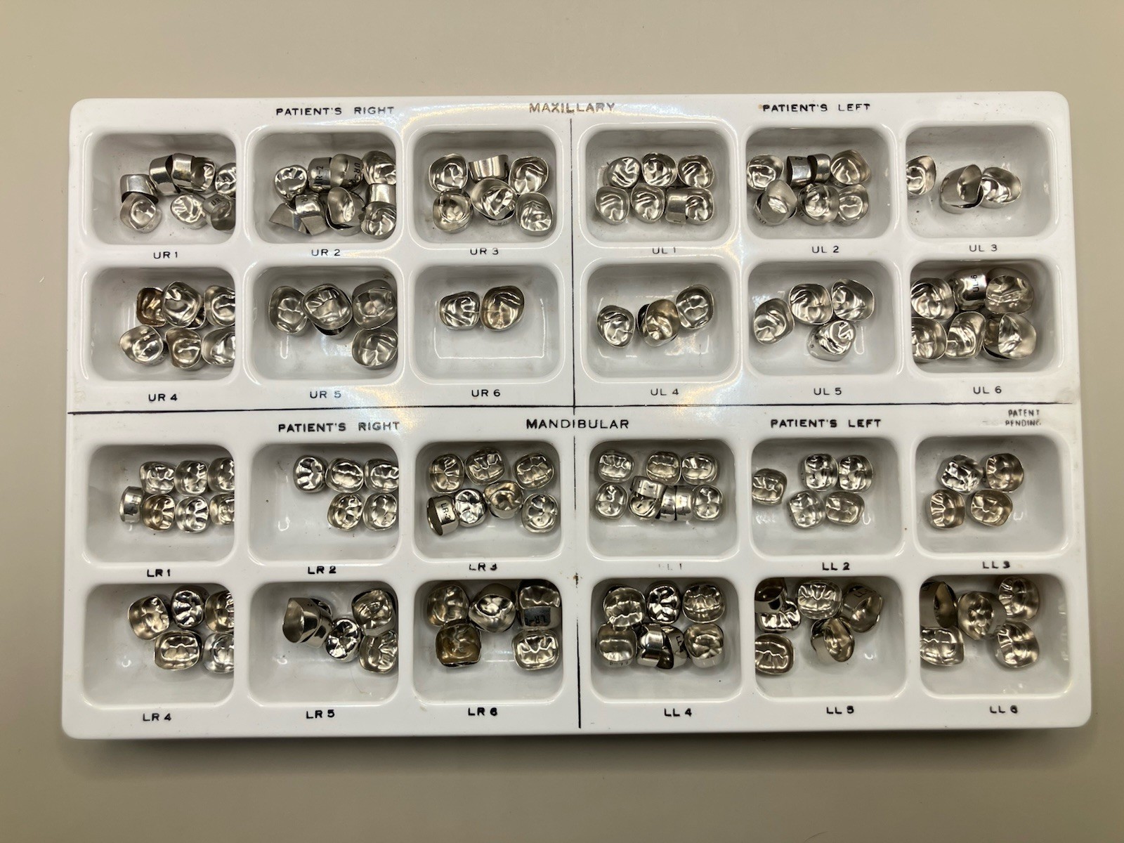 3M Unitek First Permanent Molar STAINLES STEEL Dental Crowns 161 Crowns