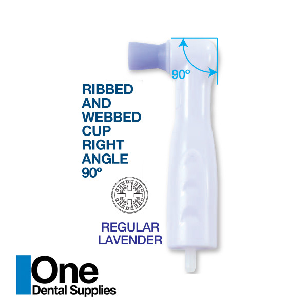 Dental Disposable Prophy Angles 90° Regular Cups Latex Free 100’s