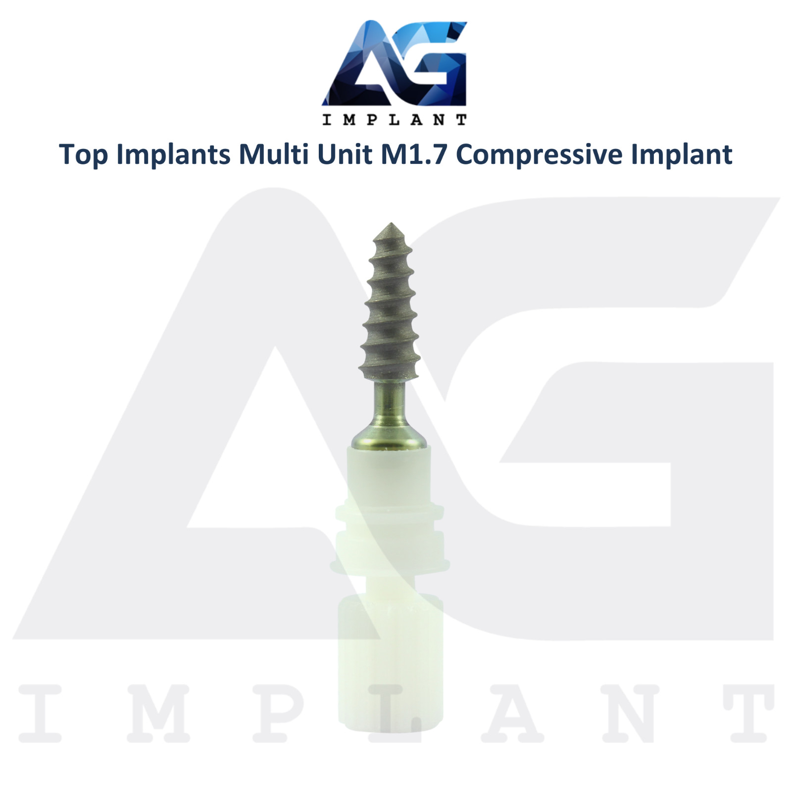 Titanium Compressive Monoblock Multi Unit M1.7 Dental Fixtures SLA Surface